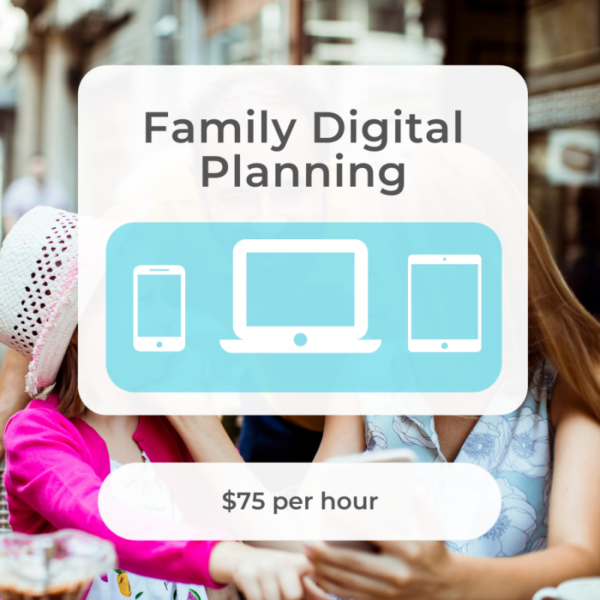 Familty Digital Planning at $75 per hour